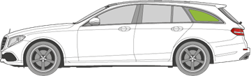 Afbeelding van Zijruit links Mercedes E-klasse break