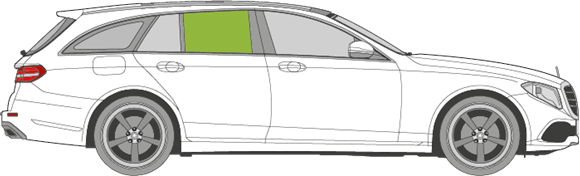 Afbeelding van Zijruit rechts Mercedes E-klasse break