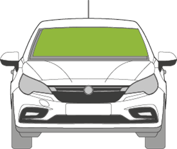 Afbeelding van Voorruit Opel Astra 5-deurs 2019-2021 sensor 