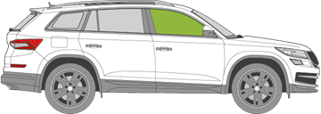 Afbeelding van Zijruit rechts Skoda Kodiaq 