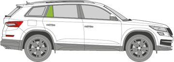 Afbeelding van Zijruit rechts Skoda Kodiaq 