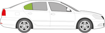 Afbeelding van Zijruit rechts Skoda Octavia 5 deurs