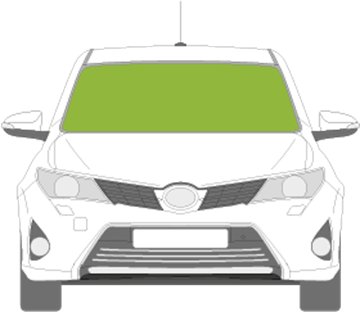 Afbeelding van Voorruit Toyota Auris 5 deurs sensor/ruitenwisserverwarmd