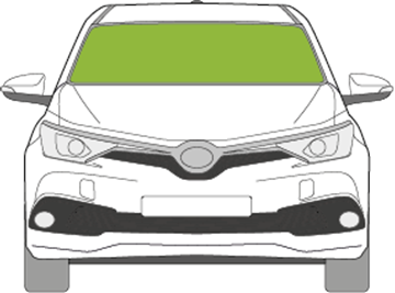 Afbeelding van Voorruit Toyota Auris break sensor/ruitenwisserverwarmd