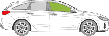 Afbeelding van Zijruit rechts Hyundai i30 break