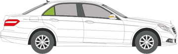 Afbeelding van Zijruit rechts Mercedes E-klasse sedan