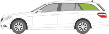 Afbeelding van Zijruit links Mercedes E-klasse break
