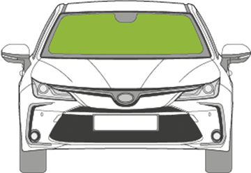 Afbeelding van Voorruit Toyota Corolla sedan camera/sensor