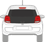 Afbeelding van Achterruit Citroën C1 3 deurs (DONKERE RUIT)