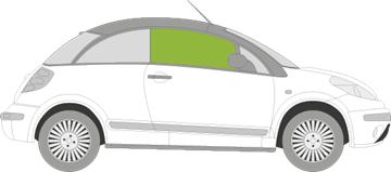 Afbeelding van Zijruit rechts Citroën C3 Pluriel