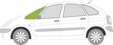 Afbeelding van Zijruit links Citroën Xsara Picasso 