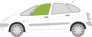 Afbeelding van Zijruit links Citroën Xsara Picasso 