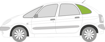 Afbeelding van Zijruit links Citroën Xsara Picasso 