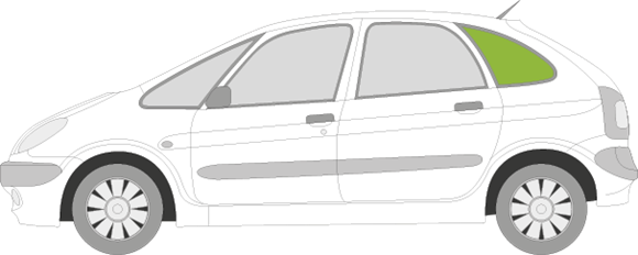 Afbeelding van Zijruit links Citroën Xsara Picasso 