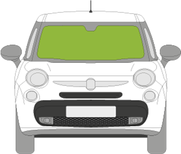 Afbeelding van Voorruit Fiat 500L 2018- sensor
