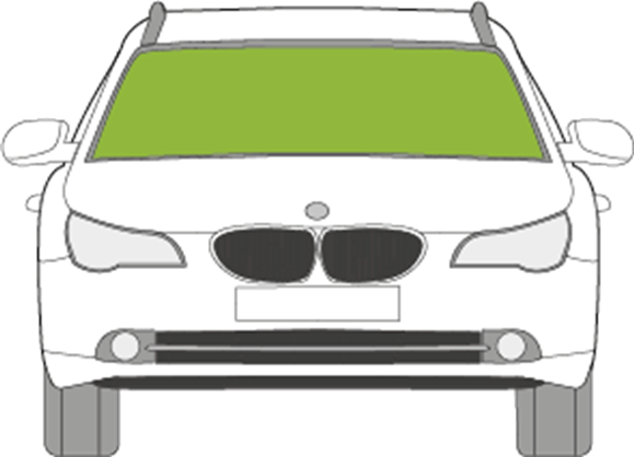Afbeelding van Voorruit BMW 5-serie break 2007-2010 zonneband/sensor