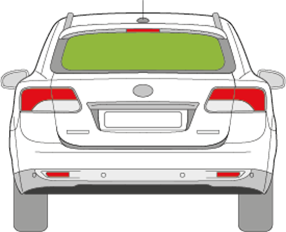 Afbeelding van Achterruit Toyota Avensis break 