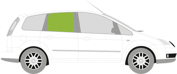 Afbeelding van Zijruit rechts Ford C-max