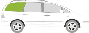 Afbeelding van Zijruit rechts Ford Galaxy 