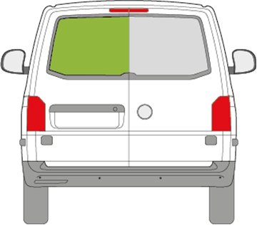 Afbeelding van Achterruit links VW Transporter