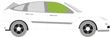 Afbeelding van Zijruit rechts Ford Focus break