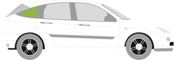 Afbeelding van Zijruit rechts Ford Focus 5 deurs