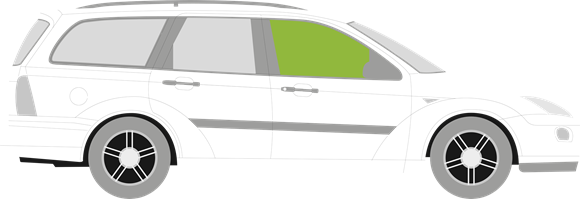 Afbeelding van Zijruit rechts Ford Focus break