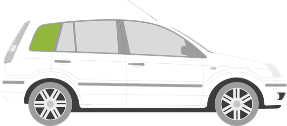 Afbeelding van Zijruit rechts Ford Fusion