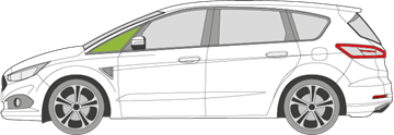 Afbeelding van Zijruit links Ford Galaxy