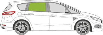 Afbeelding van Zijruit rechts Ford S-max 