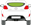 Afbeelding van Achterruit onder Hyundai Veloster (onderste deel)