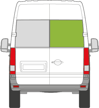 Afbeelding van Achterruit rechts Hyundai H350