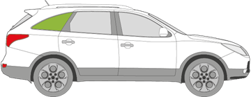 Afbeelding van Zijruit rechts Hyundai IX55