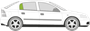 Afbeelding van Zijruit rechts Opel Astra sedan