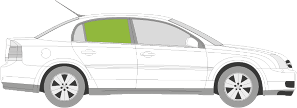 Afbeelding van Zijruit rechts Opel Vectra sedan 