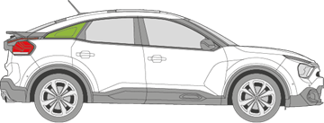 Afbeelding van Zijruit rechts Citroën C4 