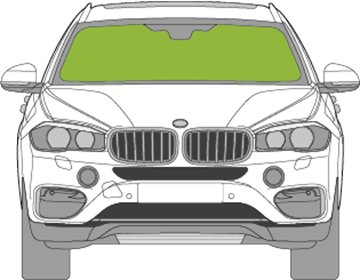 Afbeelding van Voorruit BMW X6 sensor/zonneband