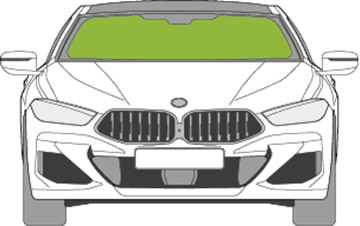 Afbeelding van Voorruit BMW 8-serie sensor/HUD/camera
