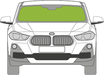 Afbeelding van Voorruit BMW X2 sensor/HUD