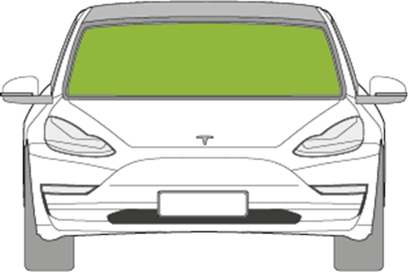 Afbeelding van Voorruit Tesla Model 3 sensor/camera