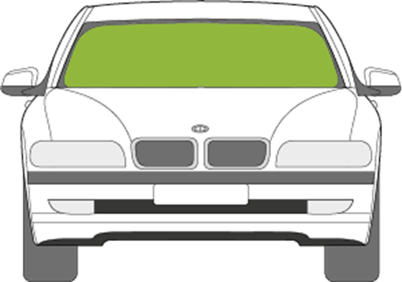 Afbeelding van Voorruit BMW 7-serie 1994-1998 sensor/verwarmd