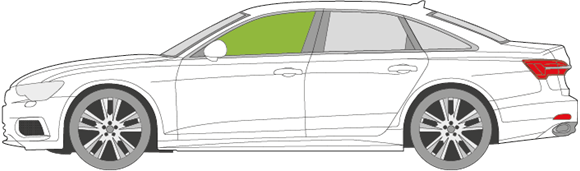 Afbeelding van Zijruit links Audi A6 sedan 