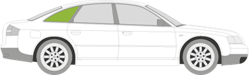 Afbeelding van Zijruit rechts Audi A6 sedan