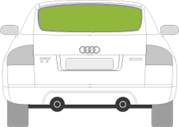 Afbeelding van Achterruit Audi TT Coupé 