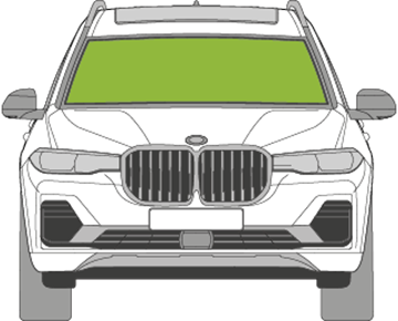 Afbeelding van Voorruit BMW X7 sensor/kleine camera
