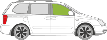 Afbeelding van Zijruit rechts Kia Carnival