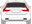 Afbeelding van Achterruit Volvo V90 (DONKERE RUIT)