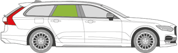 Afbeelding van Zijruit rechts Volvo V90