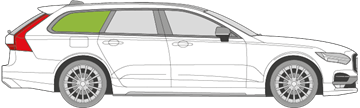 Afbeelding van Zijruit rechts Volvo V90