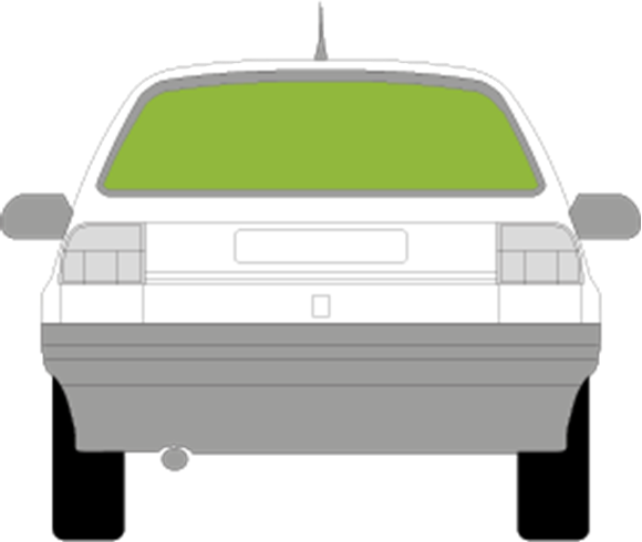 Afbeelding van Achterruit Citroën ZX 3 deurs